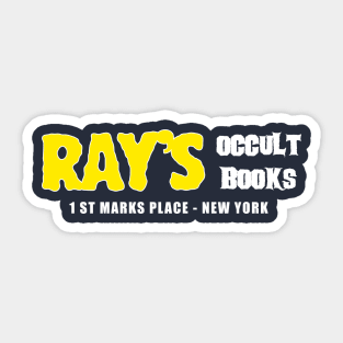 Rays Occult Books New York Sticker